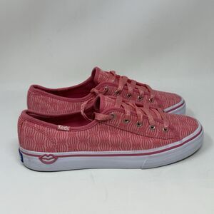 Keds x Eos Sneakers Womens 7 Pink White Special Edition Lace Up Casual Shoes